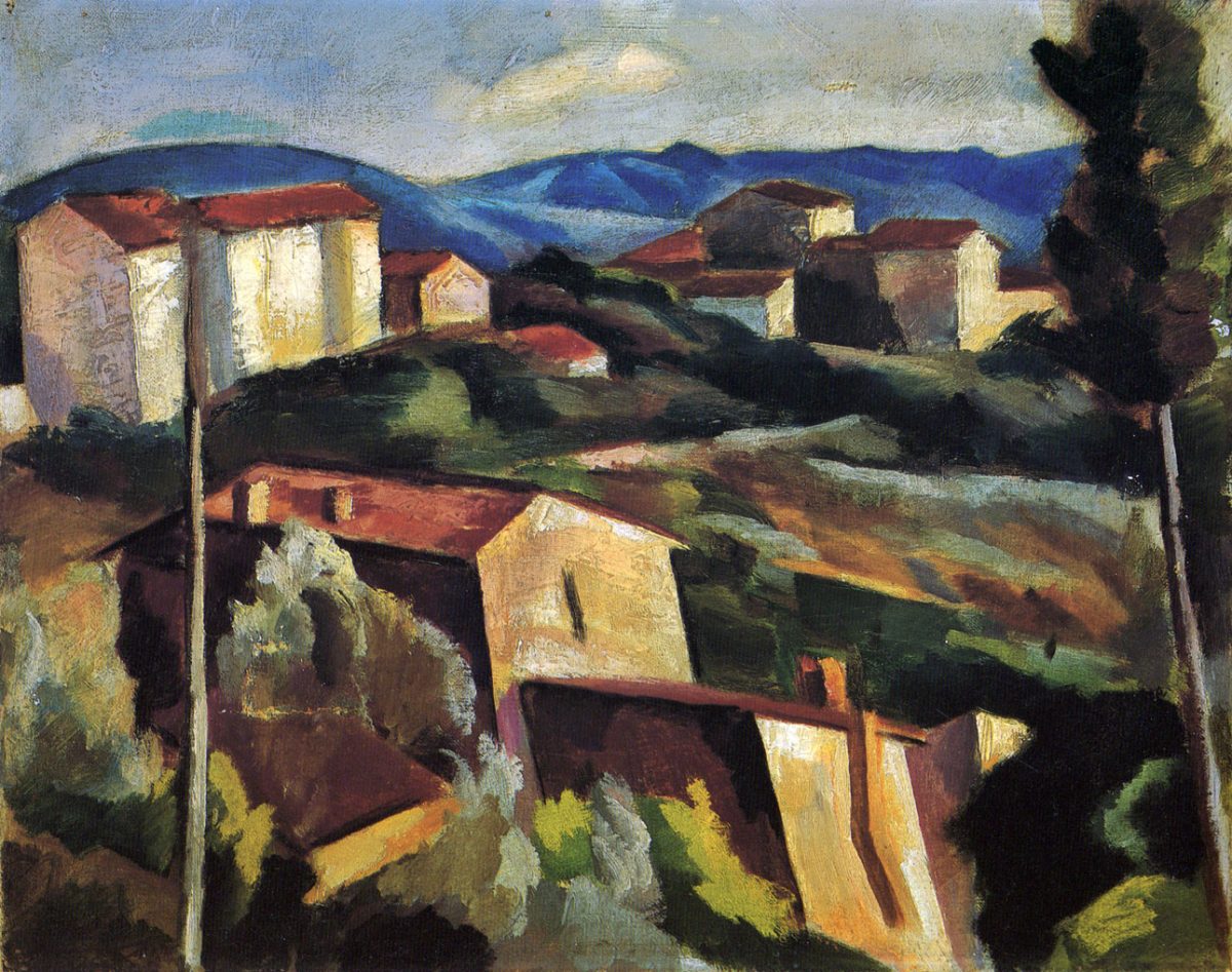 View Near Sienna - 1925